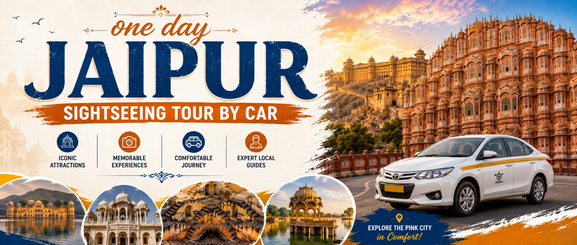 one day jaipur sightseeing tour by car