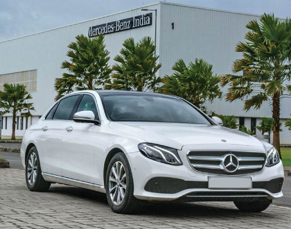 mercedes e class rental in jaipur