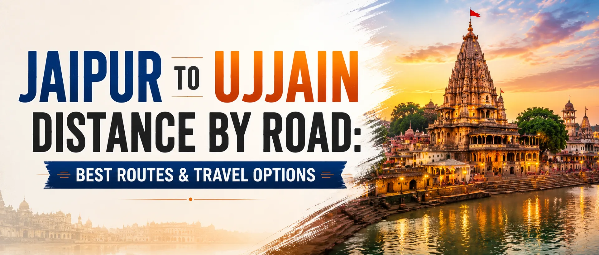 jaipur to ujjain distance by road