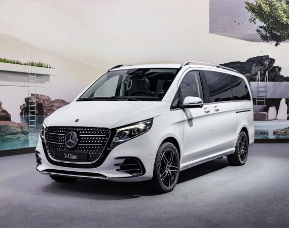 mercedes V-class rental in jaipur