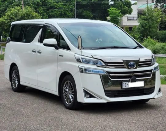 Toyota Vellfire Car on rent in Jaipur for wedding